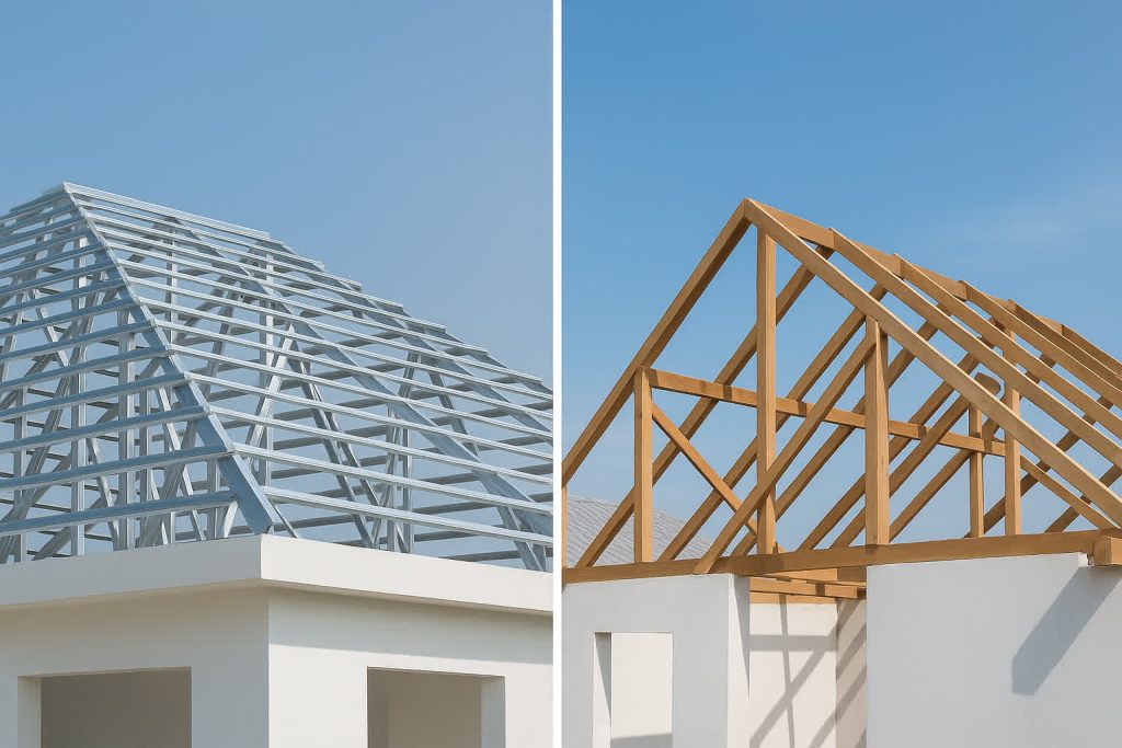 baja ringan vs kayu untuk atap rumah