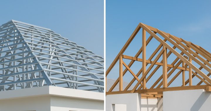 baja ringan vs kayu untuk atap rumah