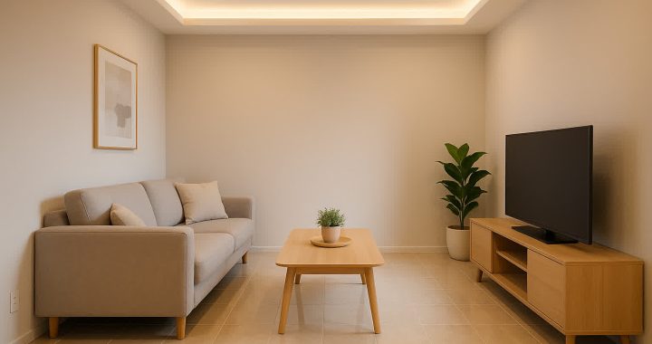 Jamur di rumah kamar tidur bersih ventilasi baik